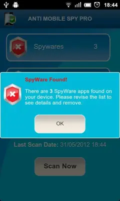 Anti Spy Mobile Free android App screenshot 2